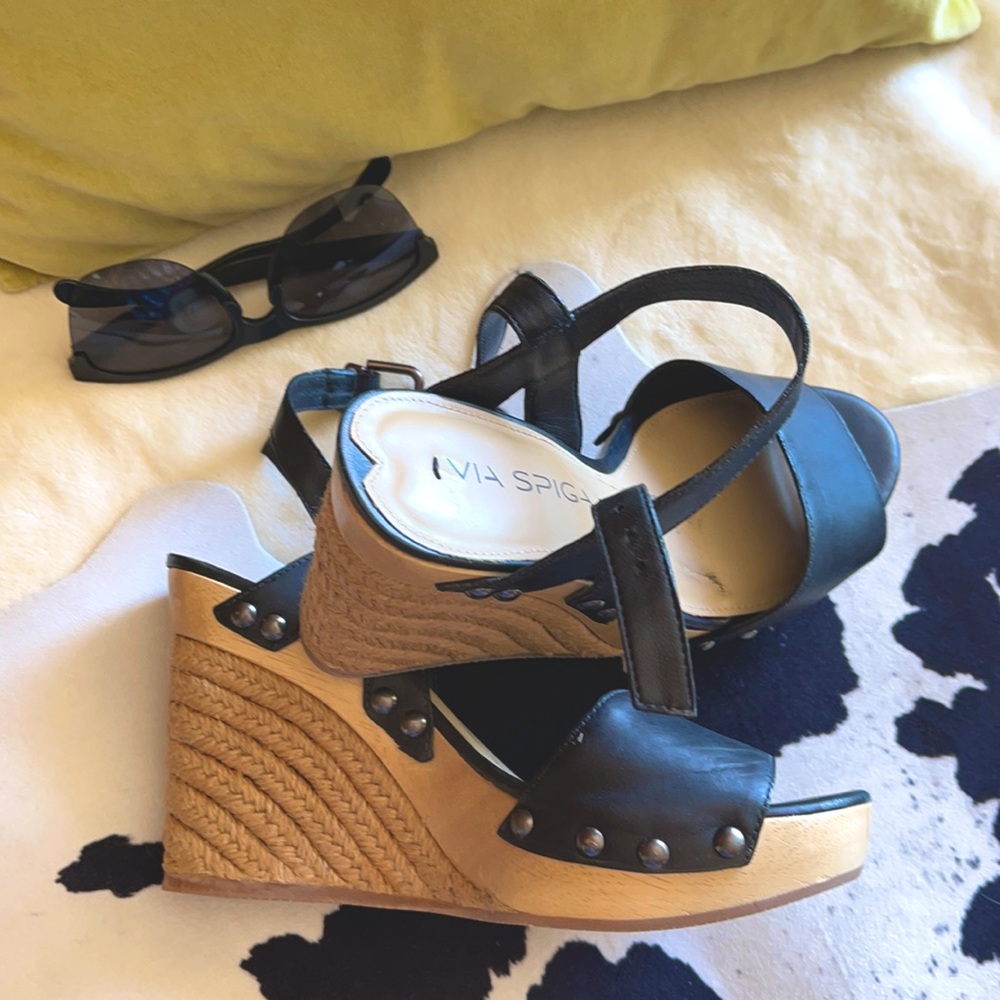 Brand New VIA SPIGA platform espadrilles